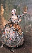 antoine pesne Portrait of the dancer Barbara Campanini aka La Barbarina painting